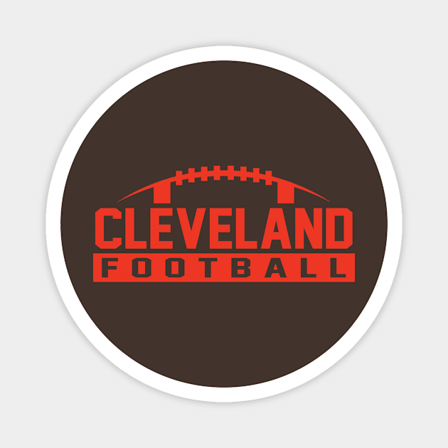 Cleveland Football Magnet by CasualGraphic